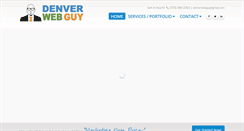 Desktop Screenshot of denverwebguy.com